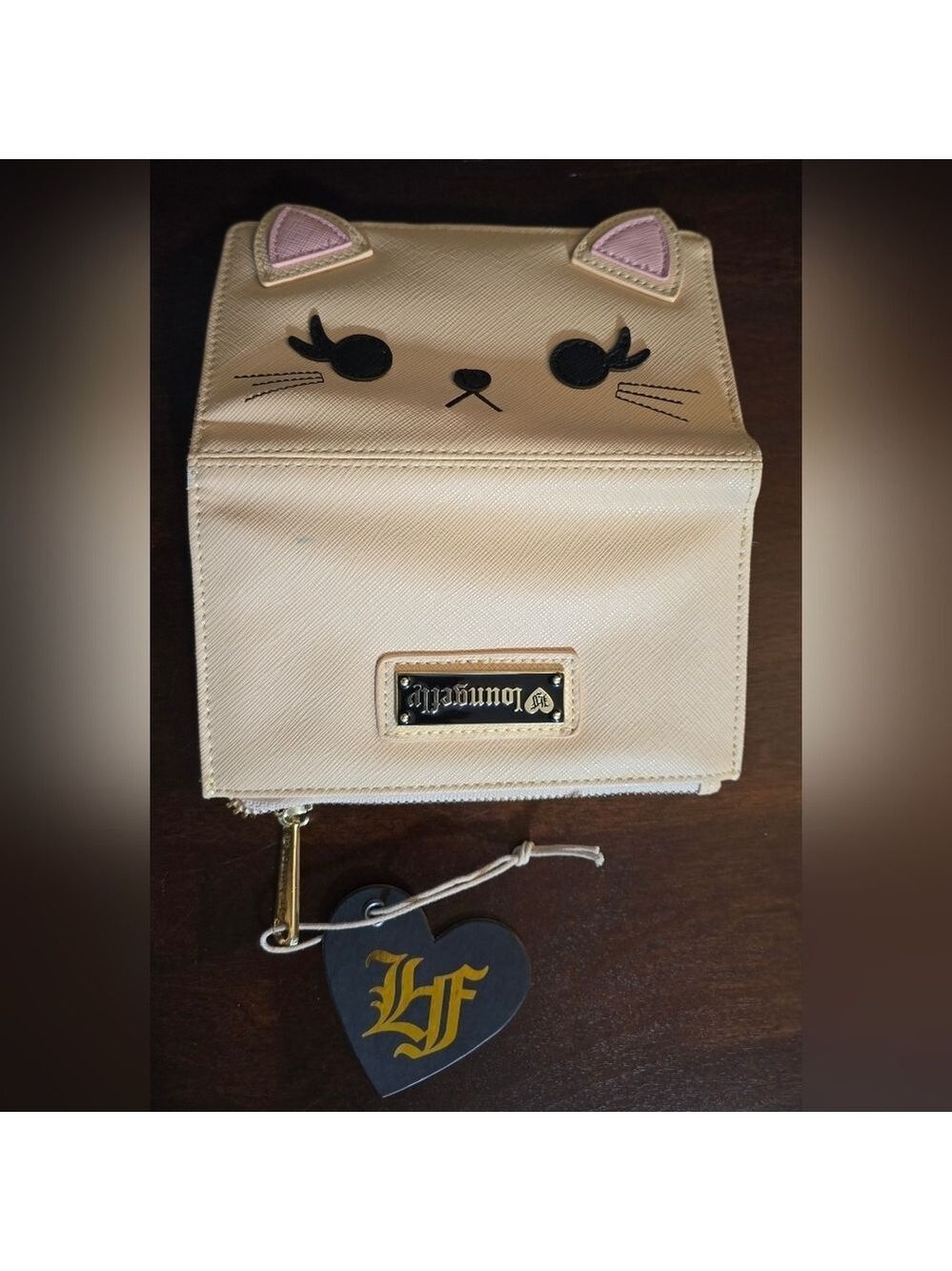Loungefly ❤️ Logo Cat Face Wallet - Picture 4 of 13